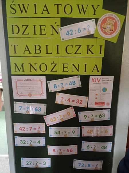 Dzień tabliczki mnożenia 