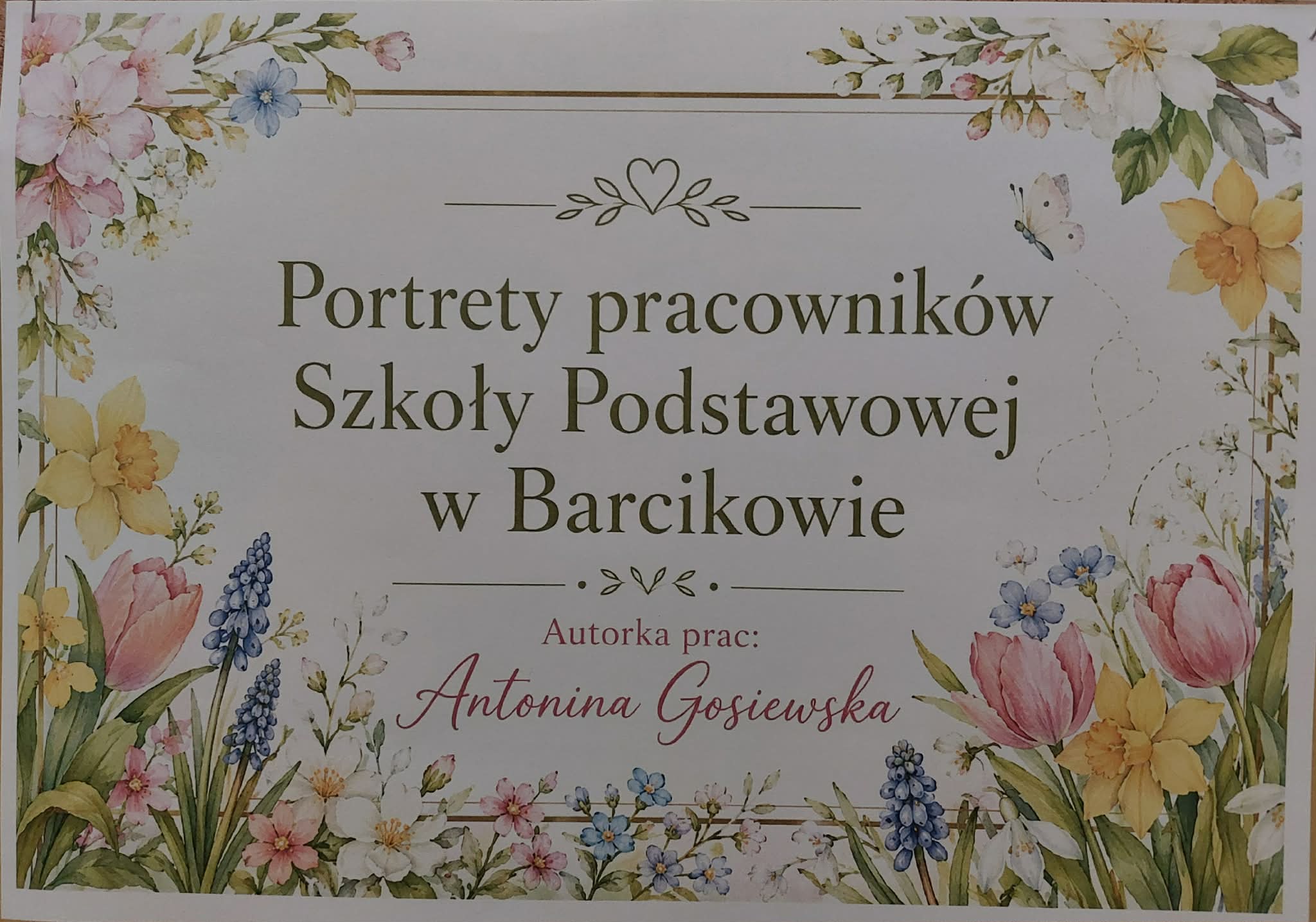 Galeria portretów autorstwa naszej Tosi