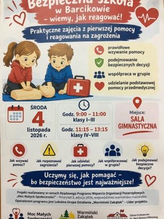 Pierwsza pomoc i reagowanie na zagrożenia