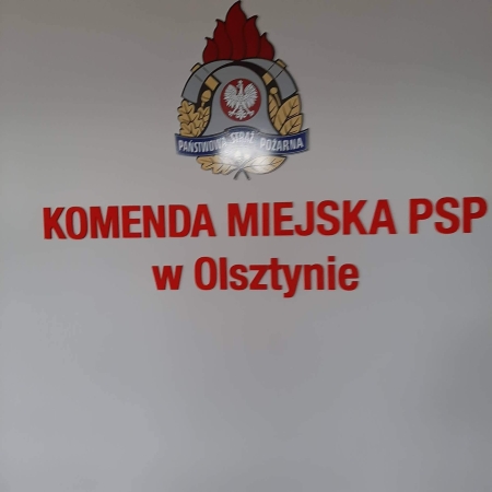 Z wizytą w Komendzie Miejskiej Państwowej Straży Pożarnej w Olsztynie