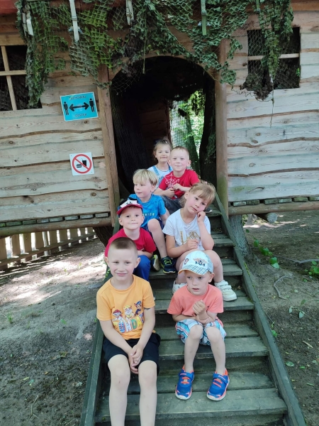 Wycieczka maluchów do Parku Przygody Sniper w Olsztynie 